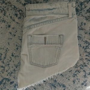 Free people denim shorts